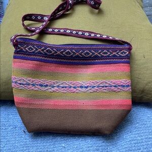 Multicolor Woven purse